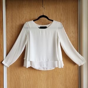 Zara Basic White Blouse